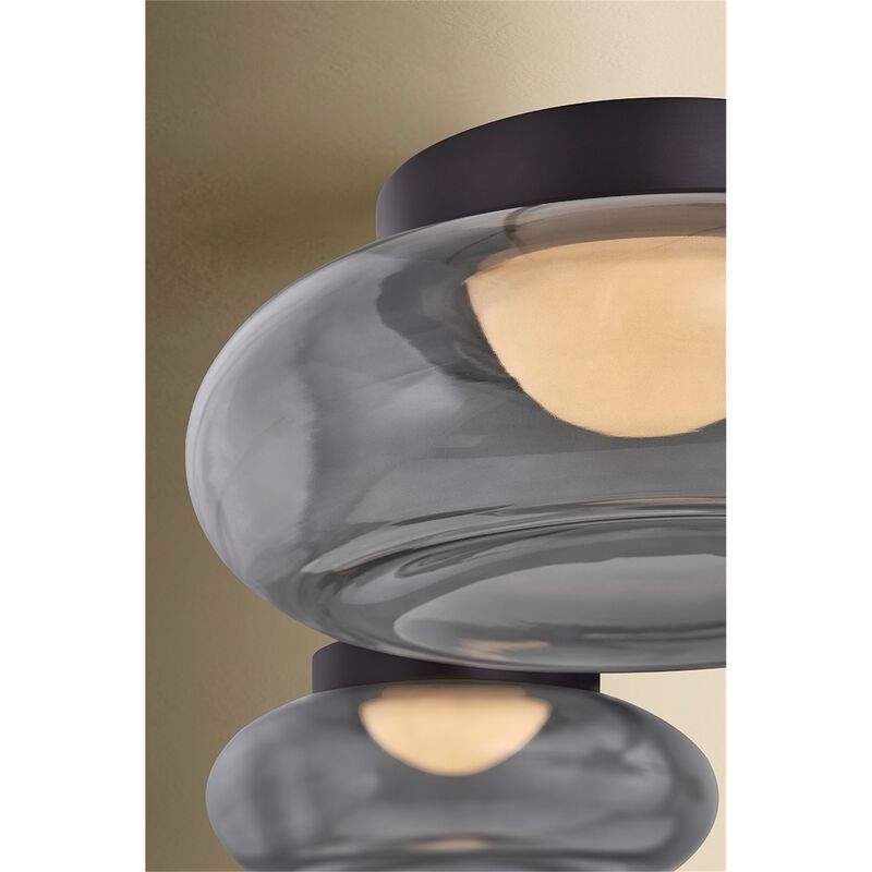 Opalesce 50 Inch Semi Flush Mount by Sonneman
